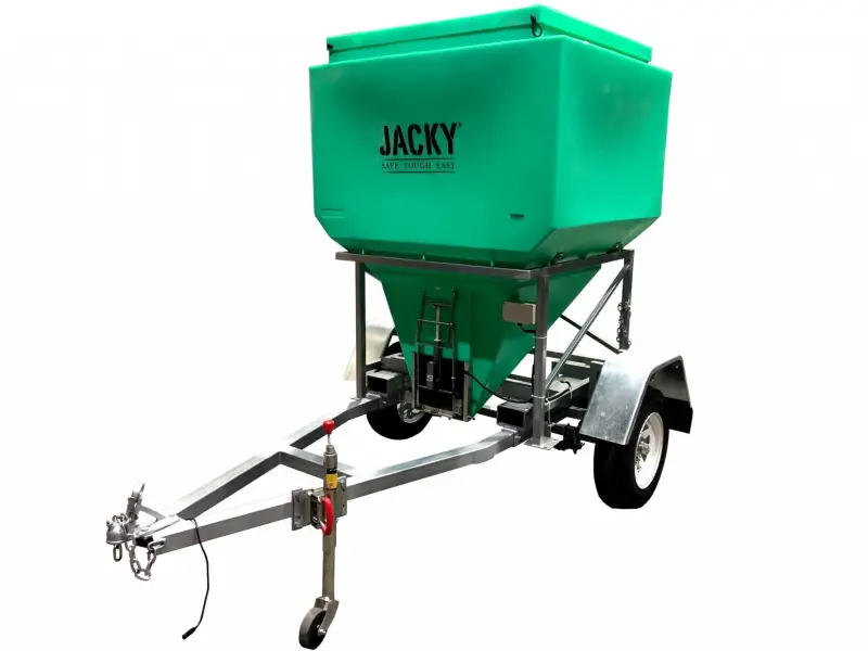 1000kg Front Discharge Mobile Feed Trailer