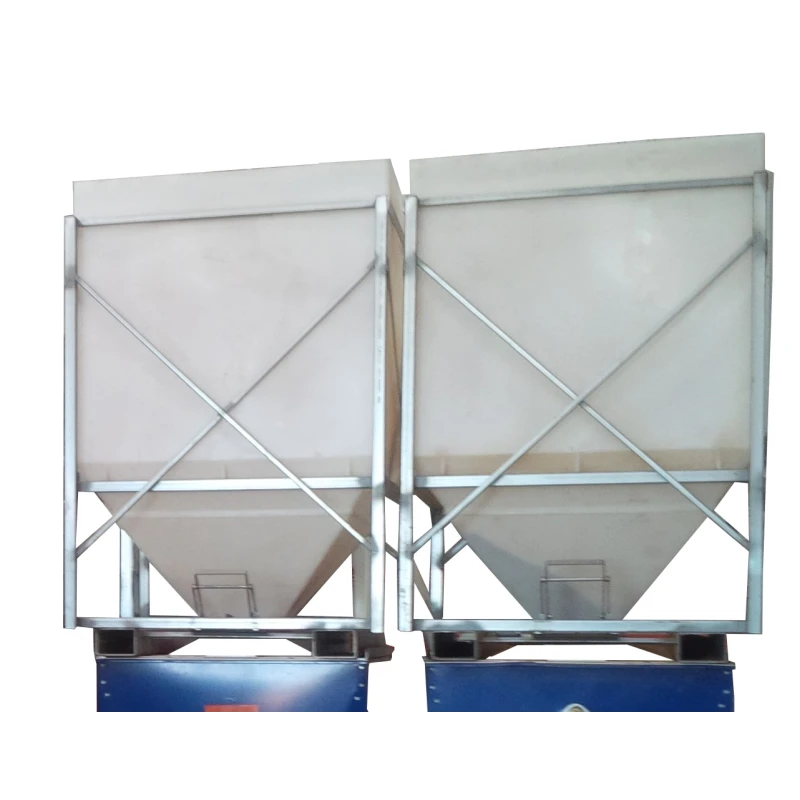 Two JVMS1600/2 1600 Ltr Feed Mill Bins