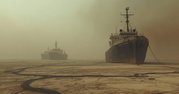Aral sea crisis before after