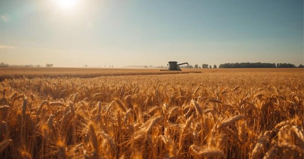 Crops on farm