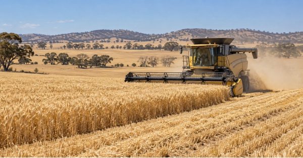Dryland Wheat Havesting